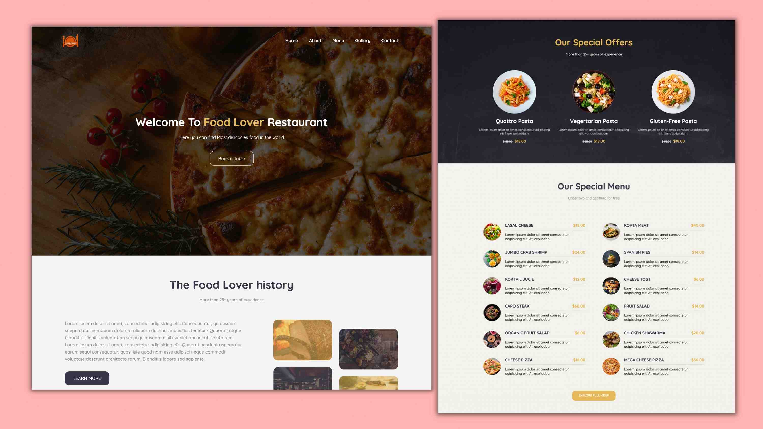 Restaurant-Website